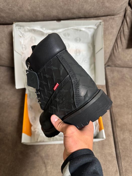 ВЖЕ В УКРАЇНІ‼️ Ботинки Timberland x Supreme (Чорні),тімберленди,timbe