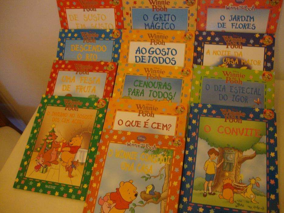 Livros Disney Winnie the Pooh- Clube do Livro (Novos)