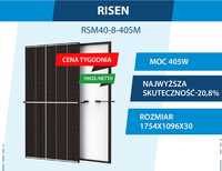 Panele Fotowoltaiczne 410W Risen PREMIUM Czarna rama (319,80 BRUTTO)