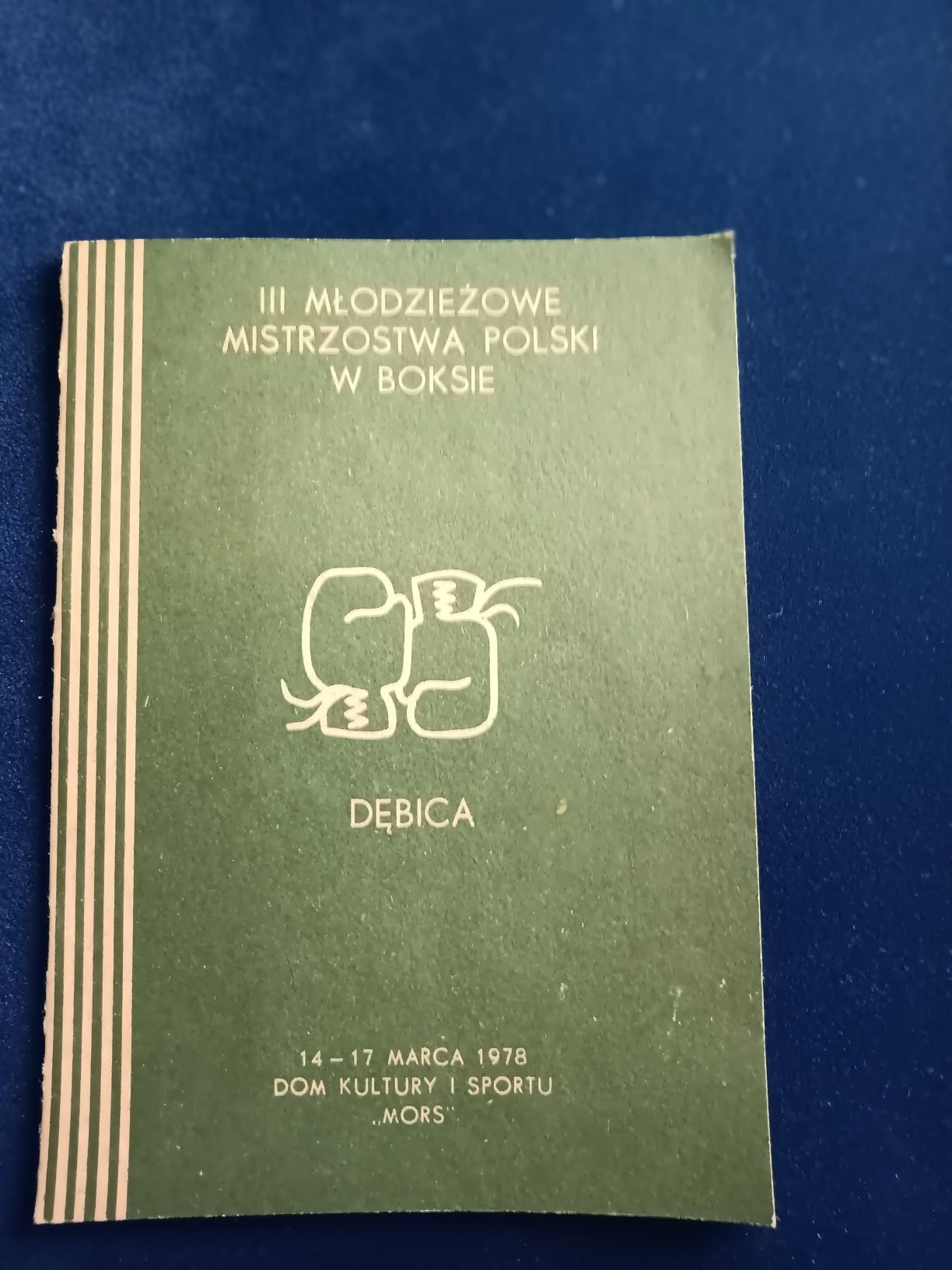 Książka dębicki boks z lat 70 PRL