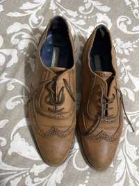 Sapatos em pele Massimo Dutti Tam 38