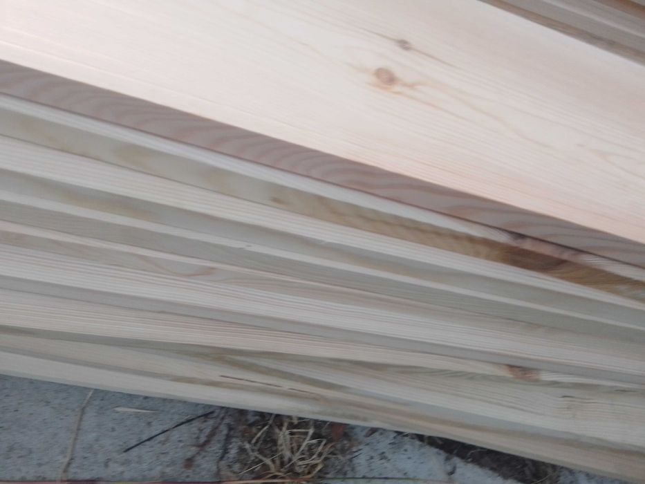 Nowa deska tarasowa 120x20x2 cm, świerkowa