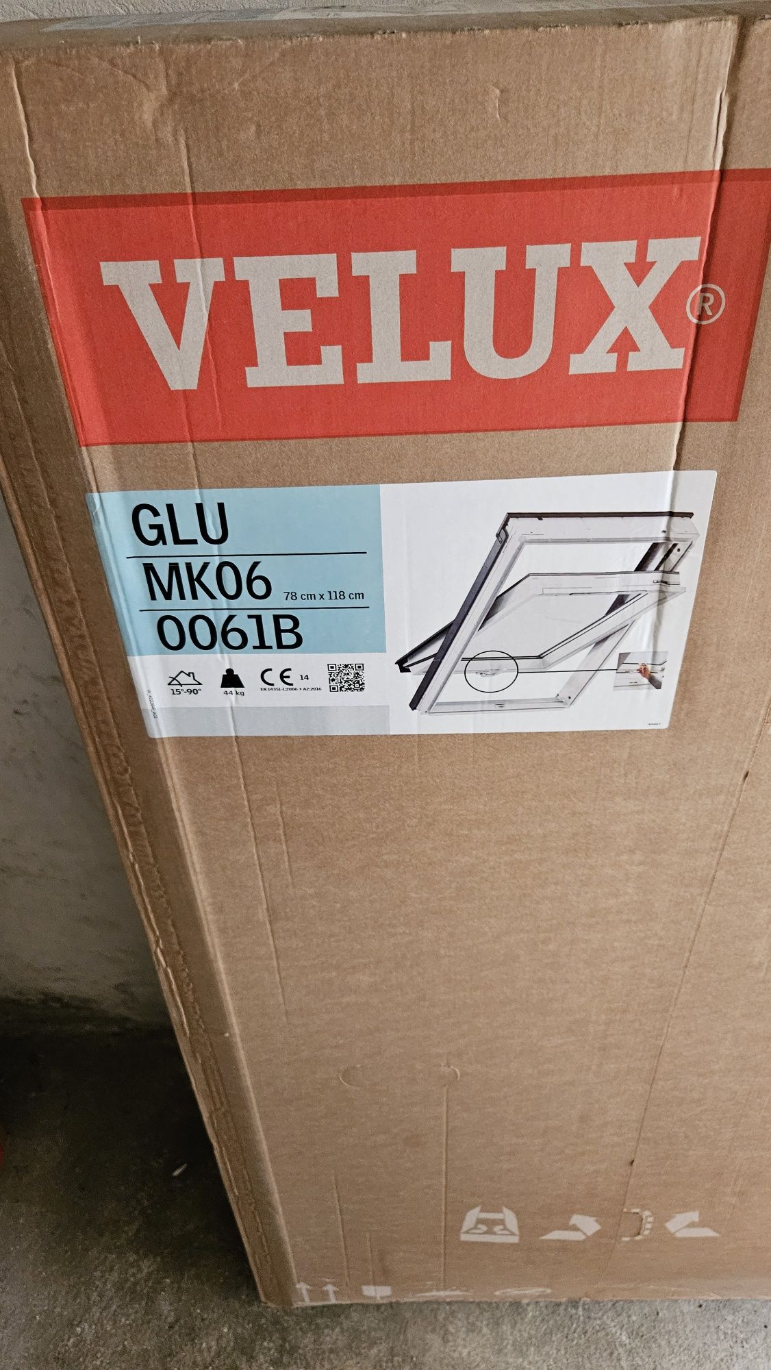 Okno Velux GLU MK06 0061b