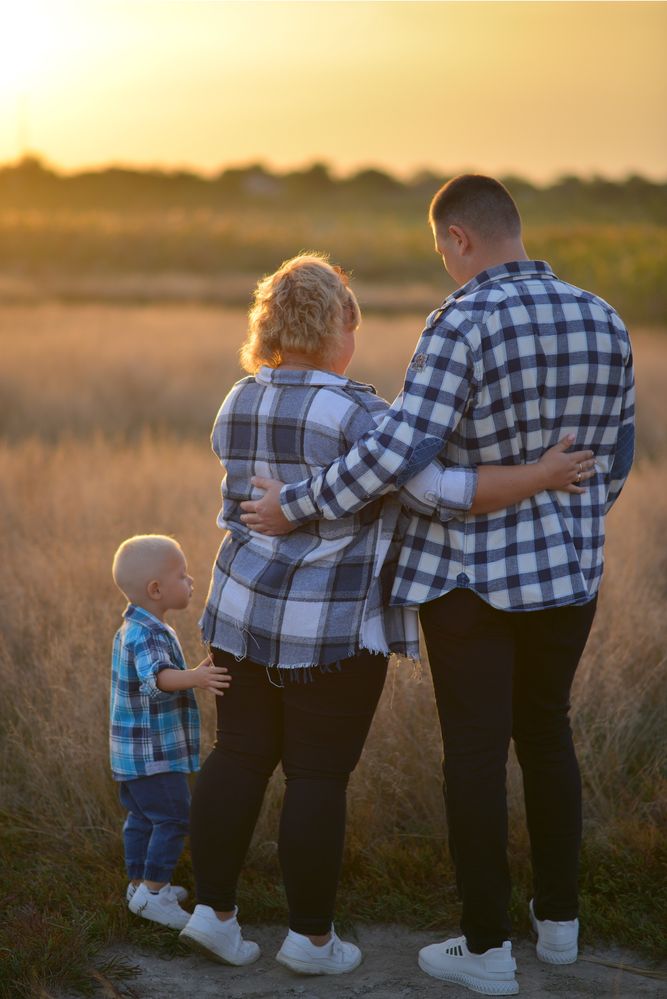 Сорочки family look,  рубашки в клітинку