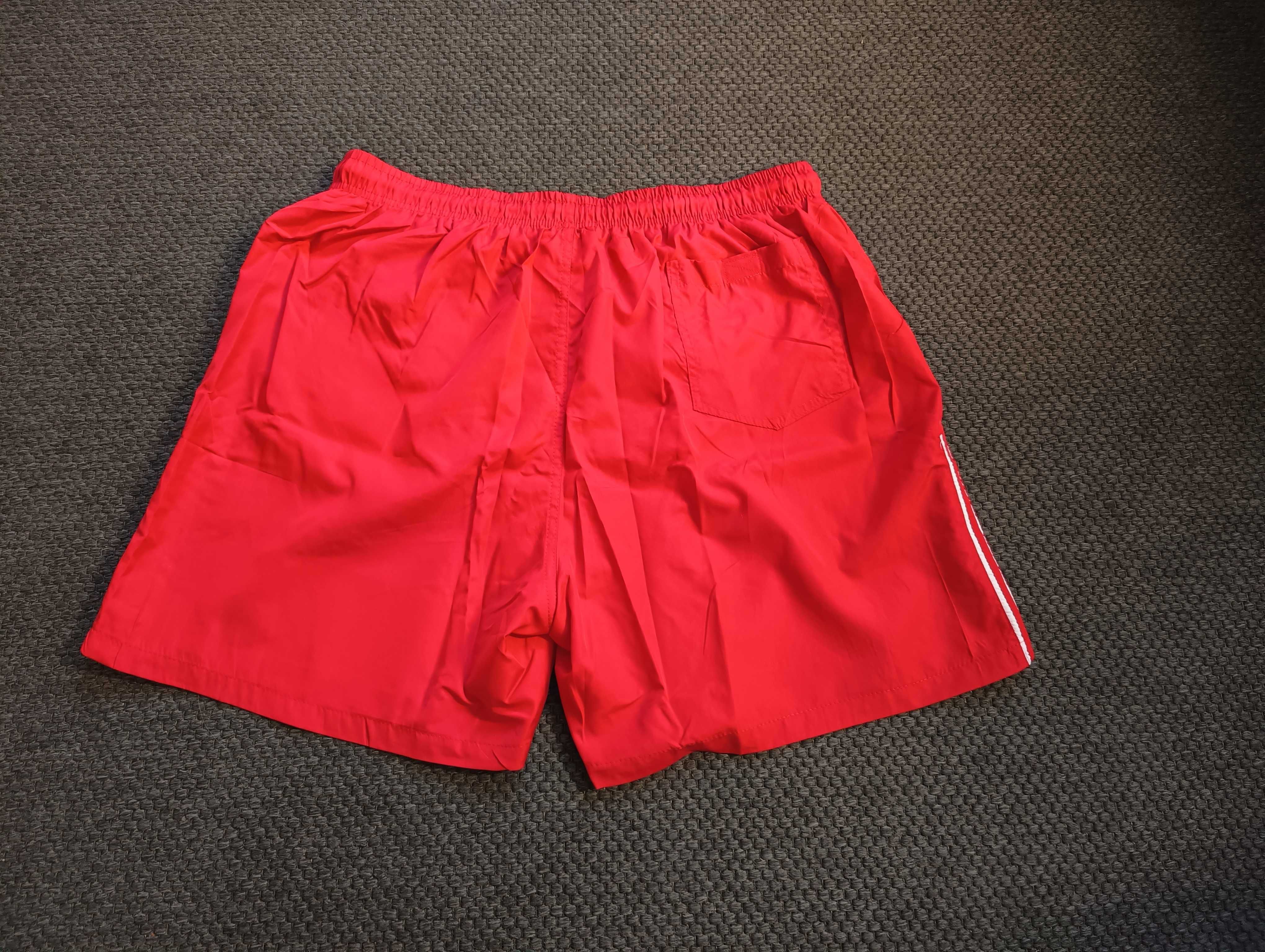 Spodenki kąpielowe męskie czerwone XL