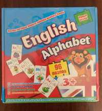 Англійський алфавіт, пазли, розвиваючі іграшки, вчимо букви
