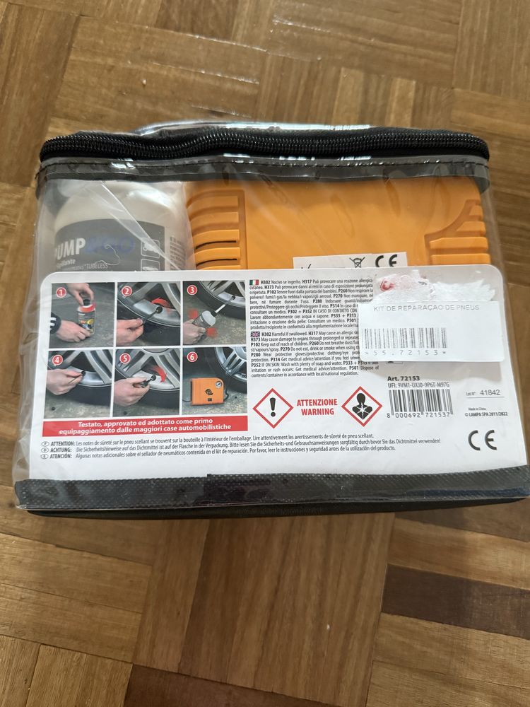 Kit de reparação de pneus
