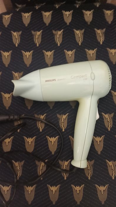 Фен Филлипс маленький компактный бирюзовый цвет