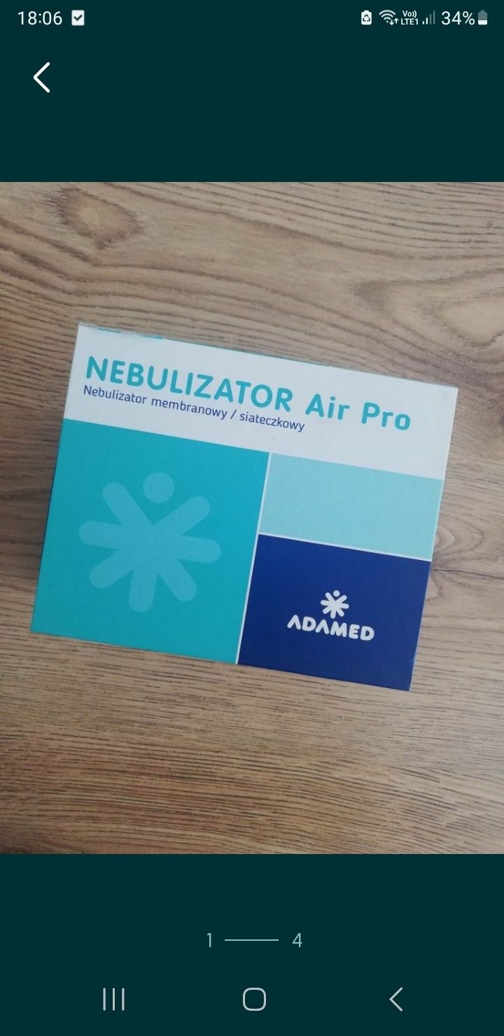 Nebulizator Air Pro Adamed membranowy siateczkowy cichy szybki