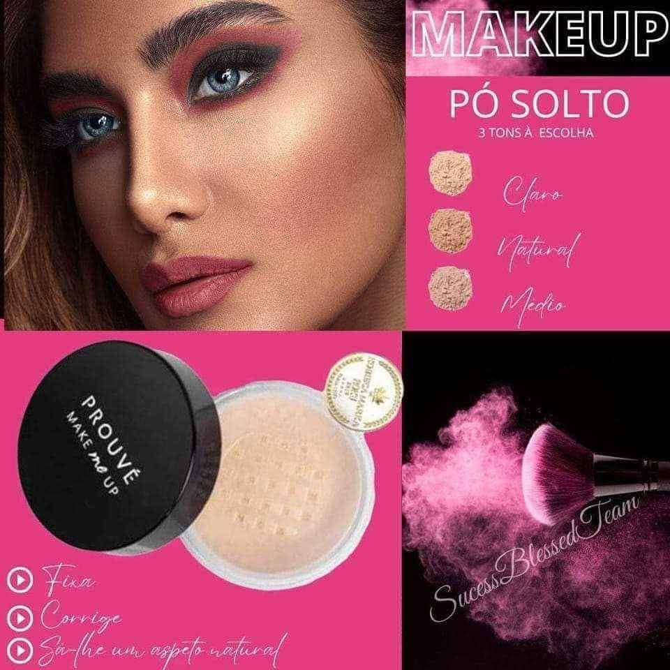 Pó solto mineral