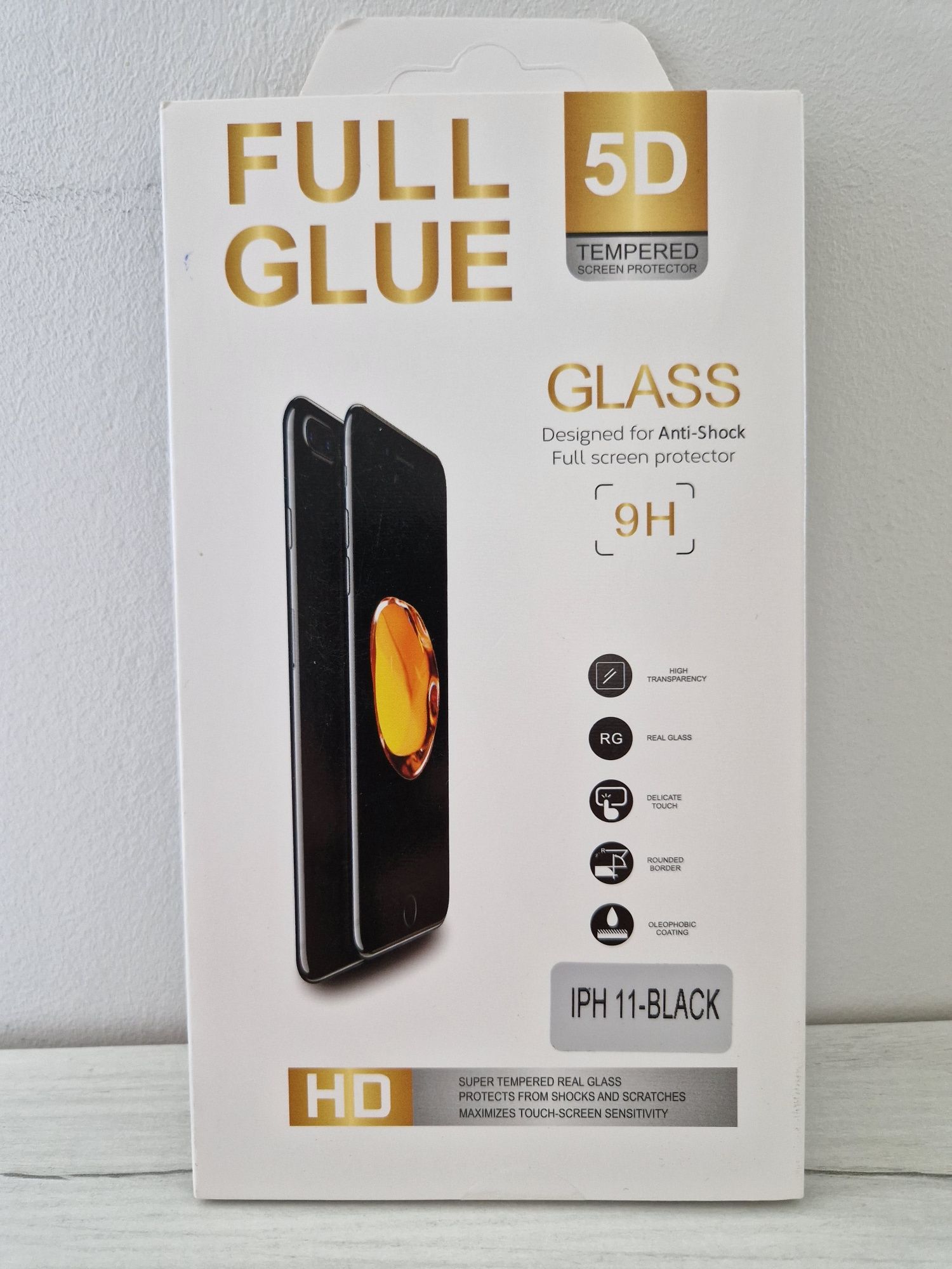 Hartowane szkło Full Glue 5D do IPHONE 11 / XR