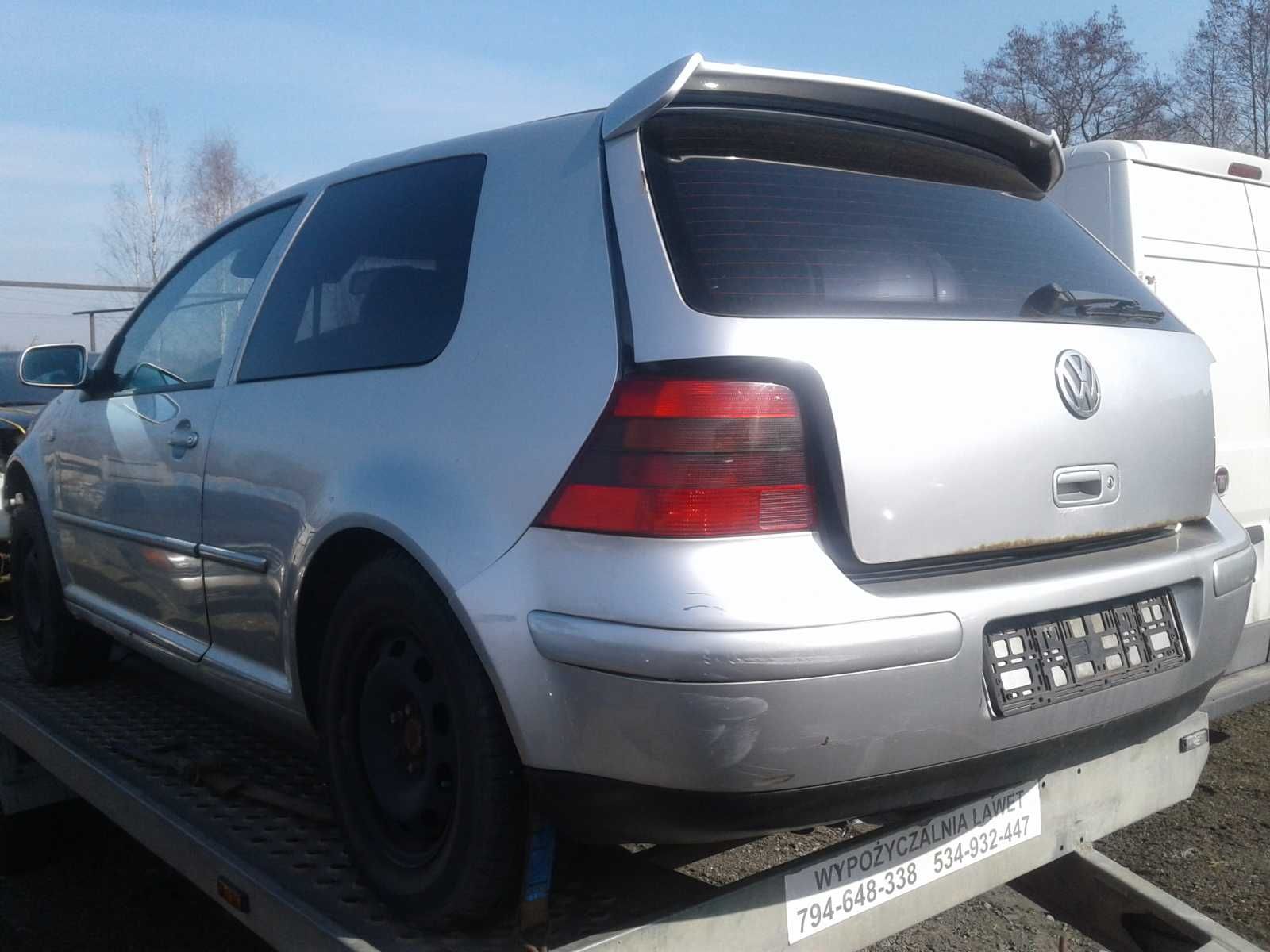 VW Golf 4 IV GTI Klapa Lotka Spojler Zderzak Tył Lampy LA7W