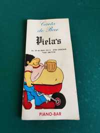 Carta de cocktails PIELAS Bar