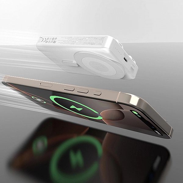 Powerbank Dudao K29/10000mAh PD 20W z MagSafe z metalową obudową, pods