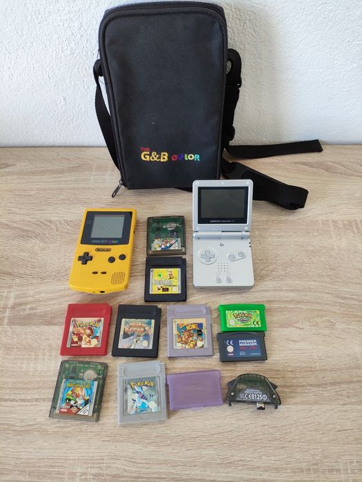 LOTE RETRO GameBoy Colors + Advance + Bolsa + Jogos