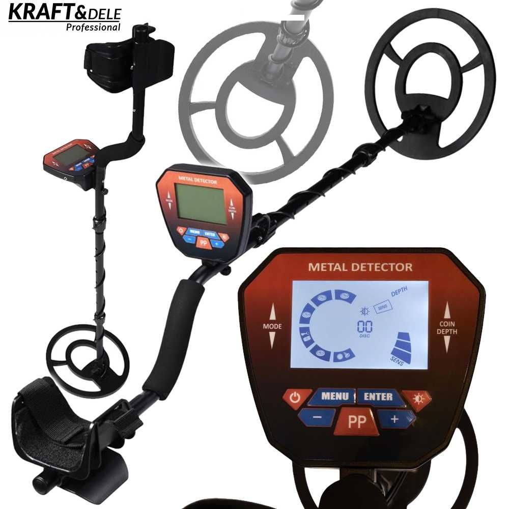 KRAFT&DELE Wykrywacz Metali Lcd Display Profesjonalny Detektor KD11255