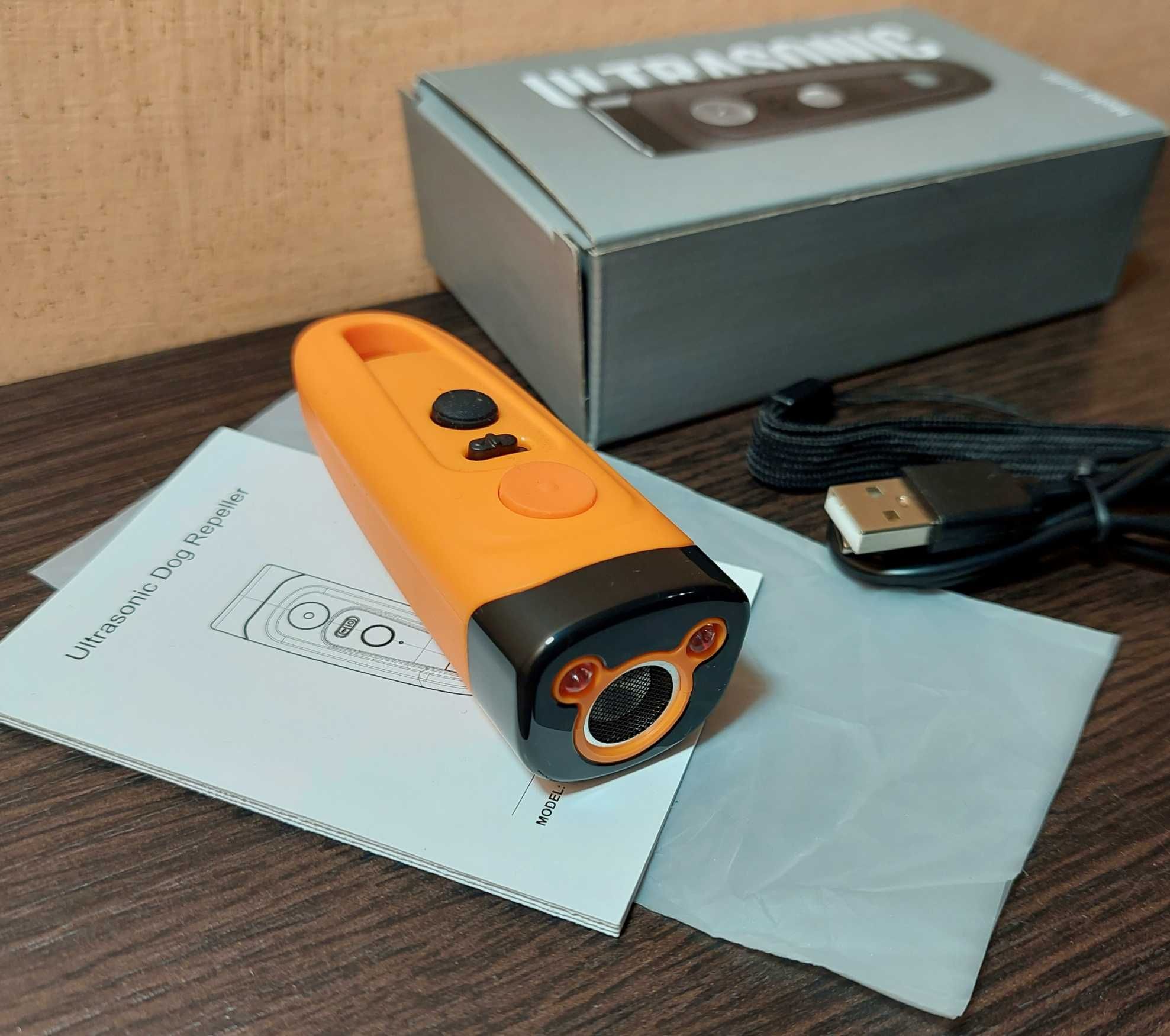 Ультразвуковой ручной отпугиватель собак Ultrasonic PU-60