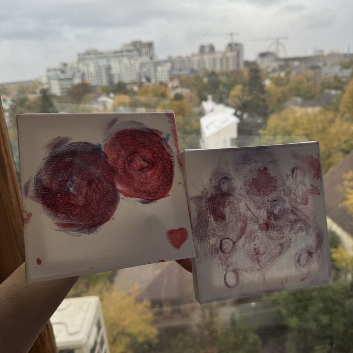 Картины нарисованные телом на заказ