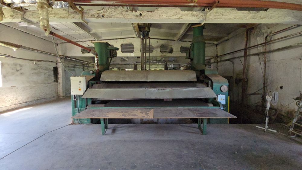 Сушарка для шпону, сушка