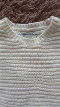 Sweterek Reserved,  sweter kremowy 152
