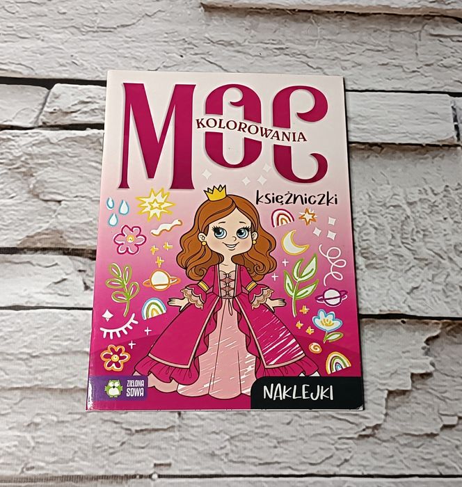 Kolorowanka z naklejkami Moc kolorowania Księżniczki