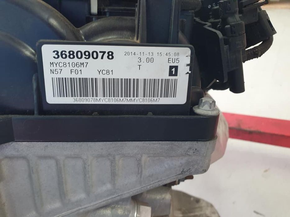 Motor BMW F01 740D 3.0D 2018 de 313cv, ref N57D30B