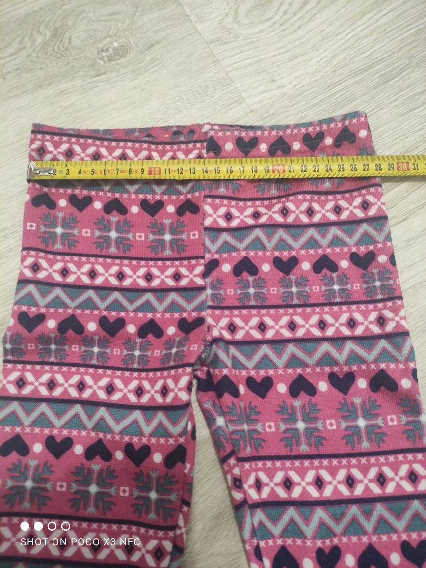 Spodnie legginsy rozm.128