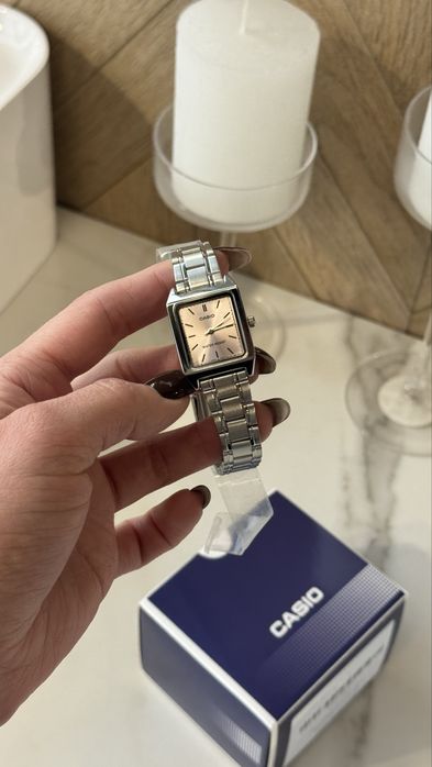 Годинник casio касіо жіночі рожевий циферблат