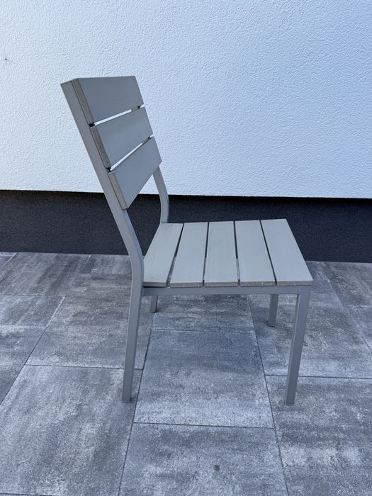 Meble ogrodowe bialo szare