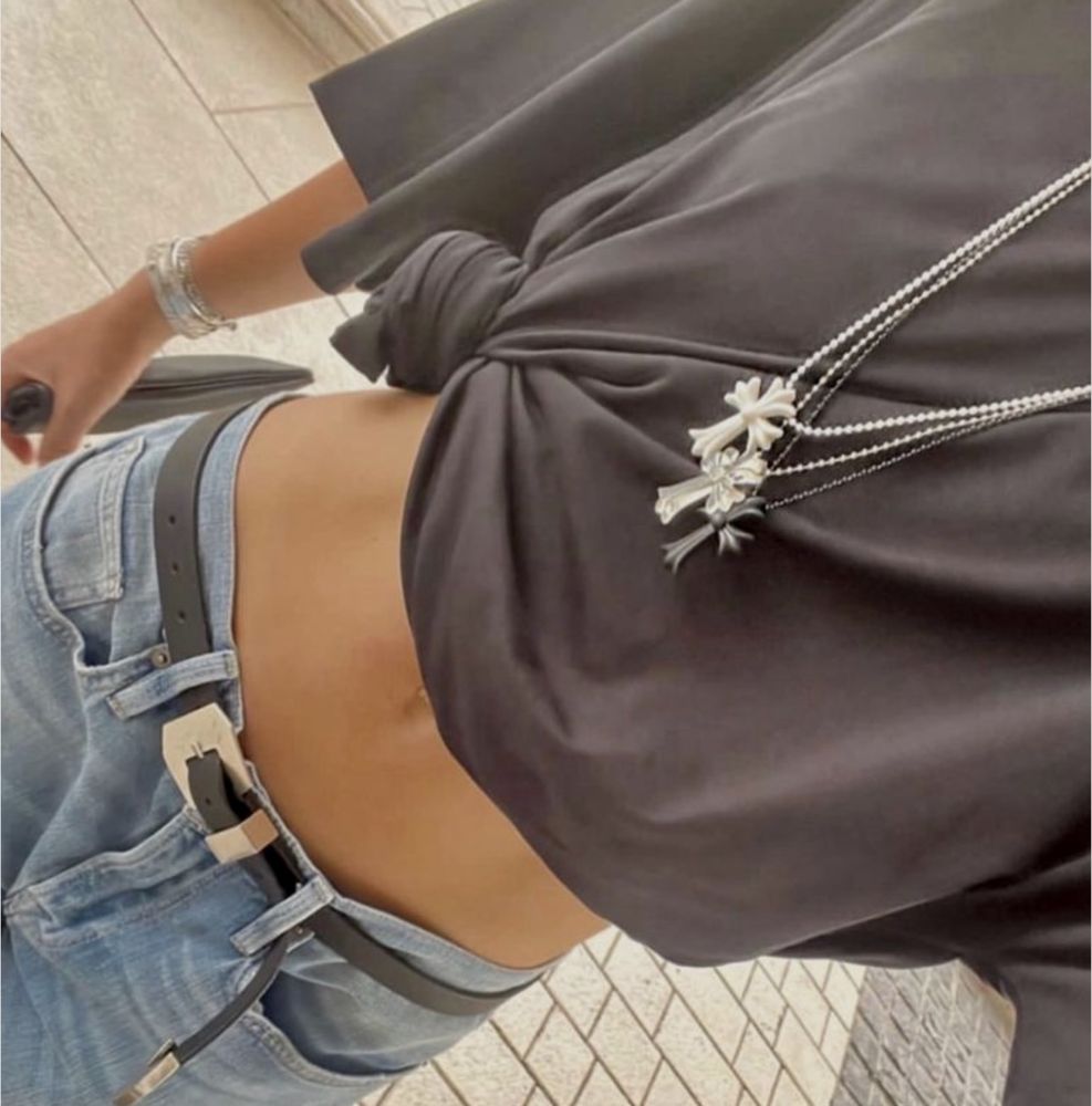 Хрестик Chrome Hearts, підвіс Chrome Hearts, силиконовый крестик