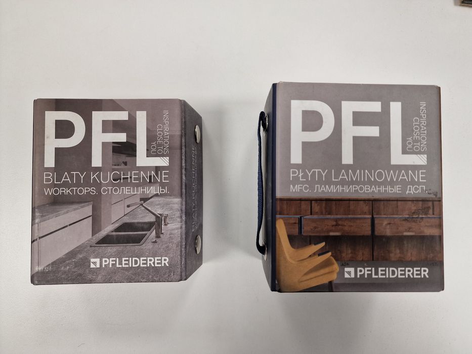 Wzornik Próbnik dekorów płyty laminowane firmy Pfleiderer