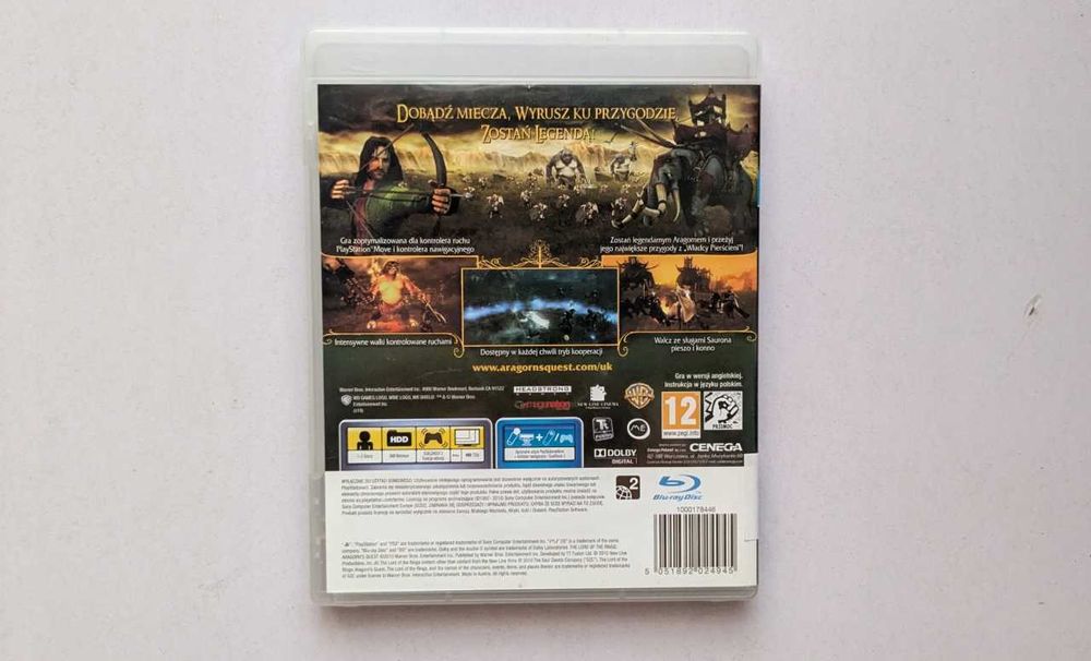 Władca Pierścieni Wyprawa Aragorna PS3