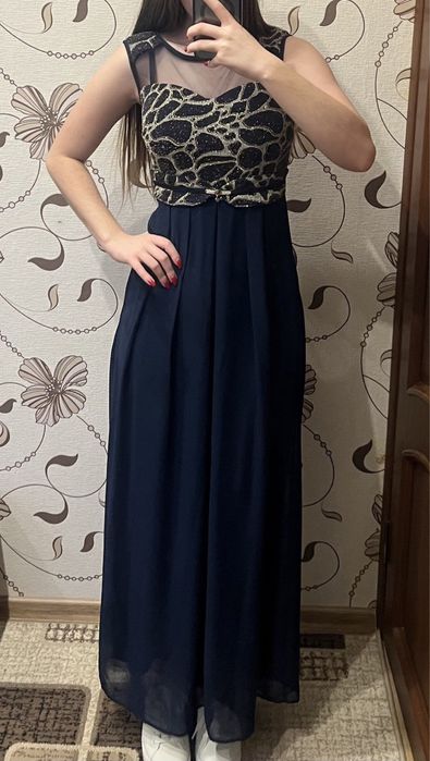 Вечірнє плаття сукня платье XS довге нарядне