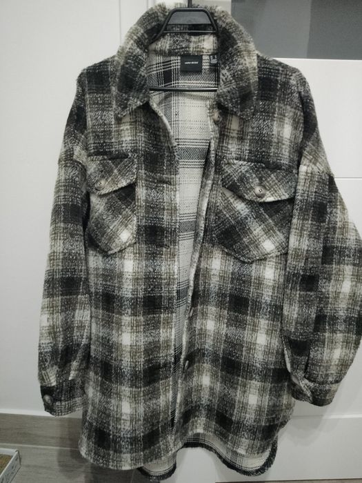 Kardigan oversize gruba koszula  bluza
