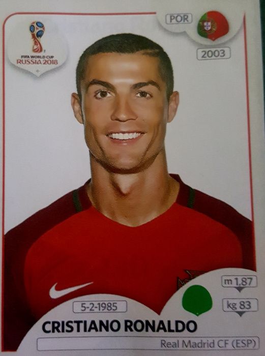 Colecção de cromos FIFA World Cup RÚSSIA 2018