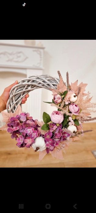 Wianki jesienne na drzwi