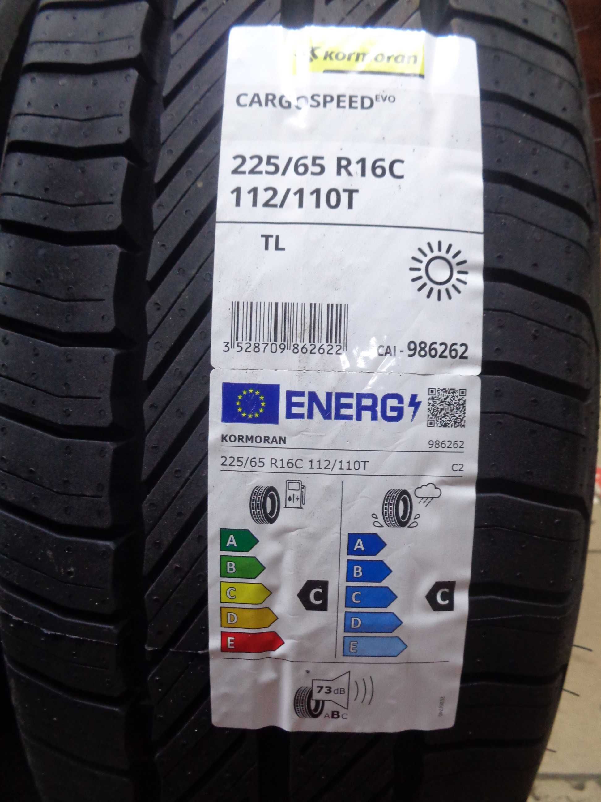 KORMORAN Nowy Model CargoSpeed EVO - 225/65R16C - Bus , Opony Letnie
