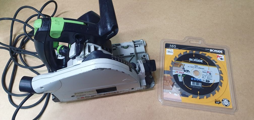 Zagłębiarka festool ts55 ebq plug it druga tarcza do drewna gratis