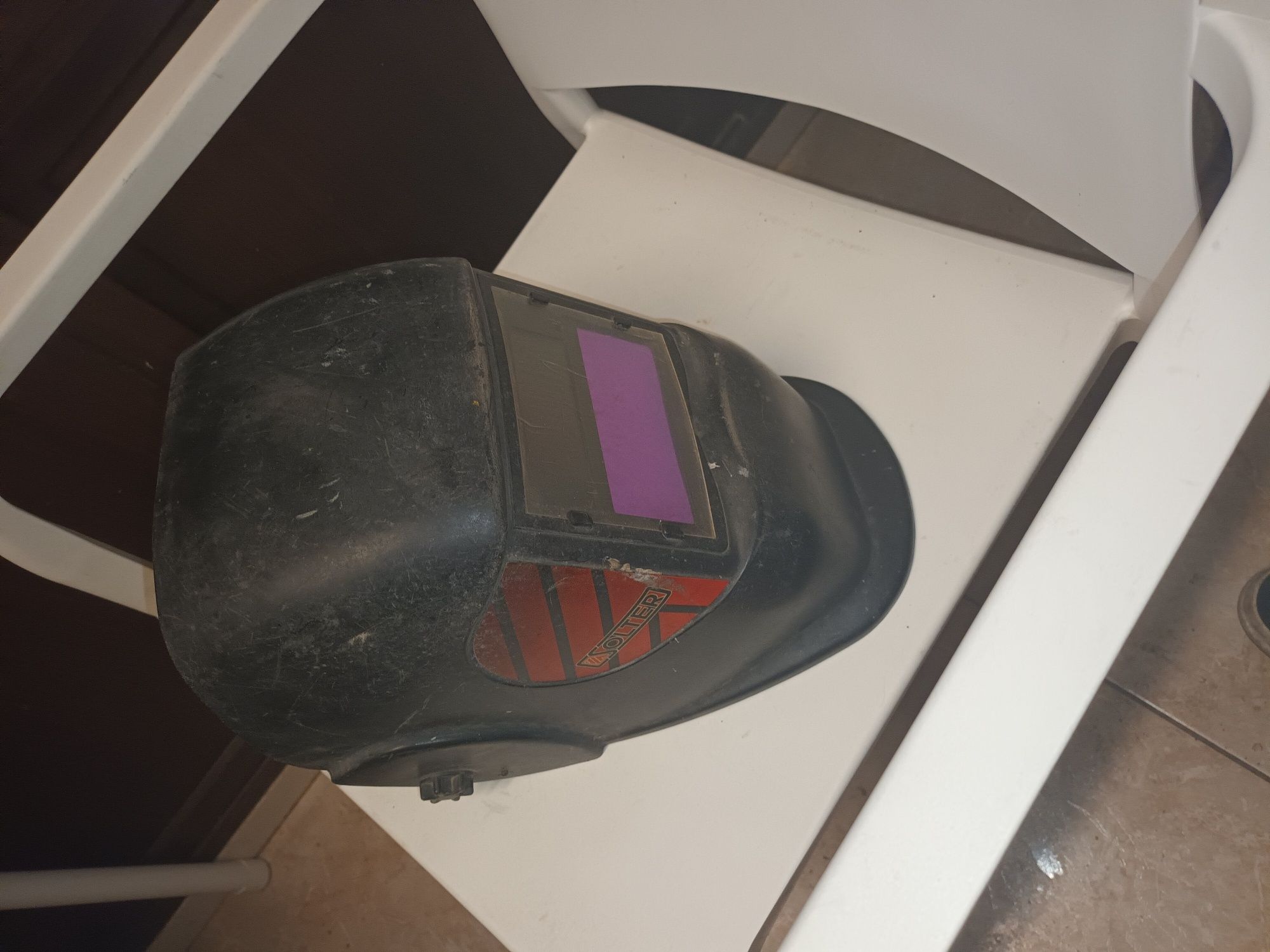 Capacete de soldador