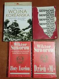 4 książki Wojna koreańska Sierpniowe salwy Suworow
