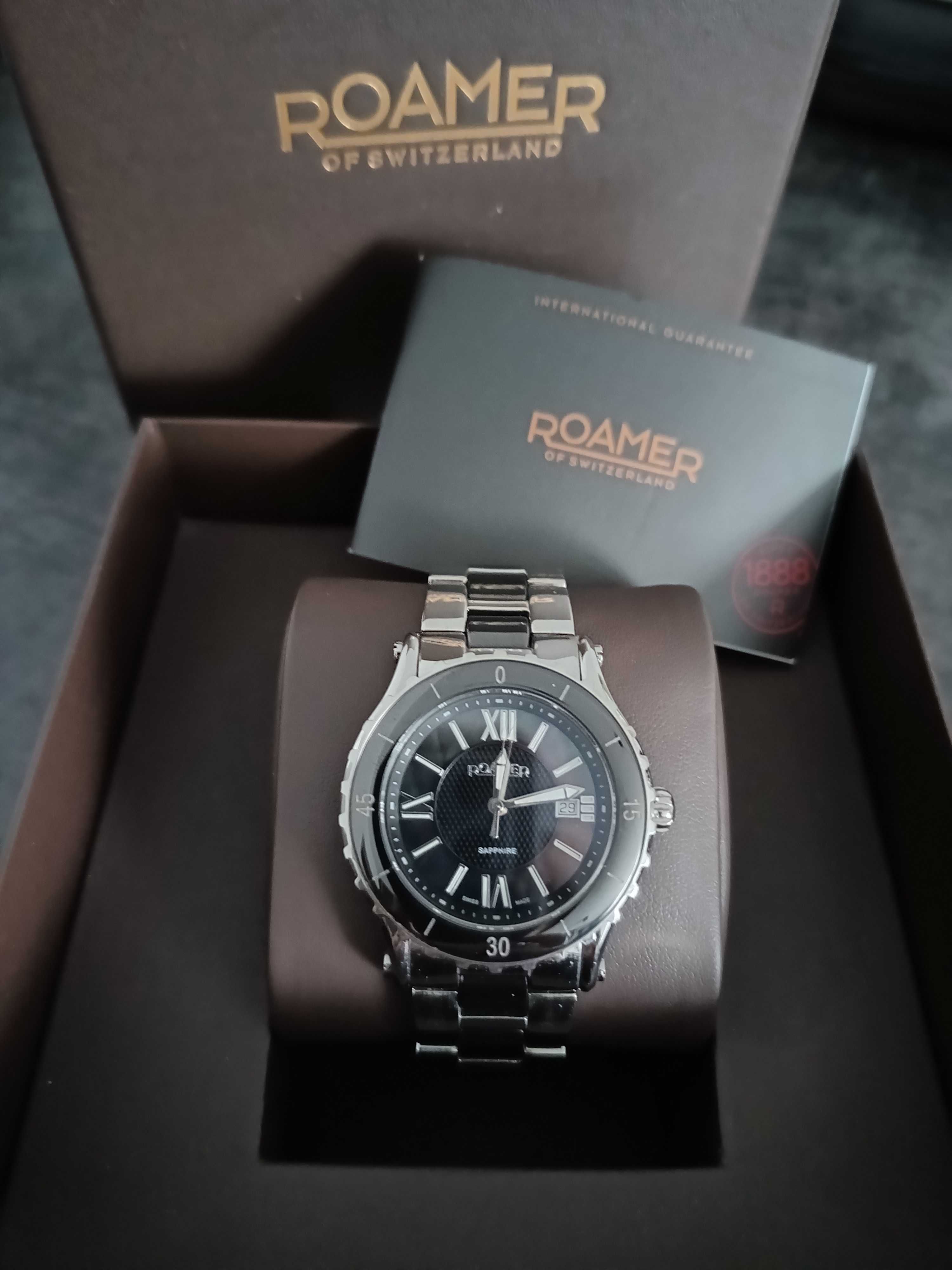 Roamer Ceraline,ceramika,szafir, szwajcarski mechanizm,masa perłowa