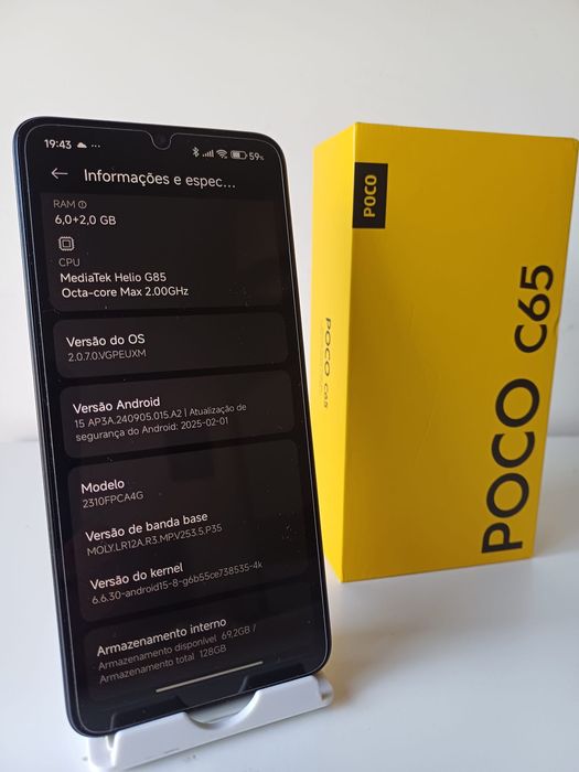 XIAOMI POCO C65 6+2/128GB C/ NFC & desbloqueado