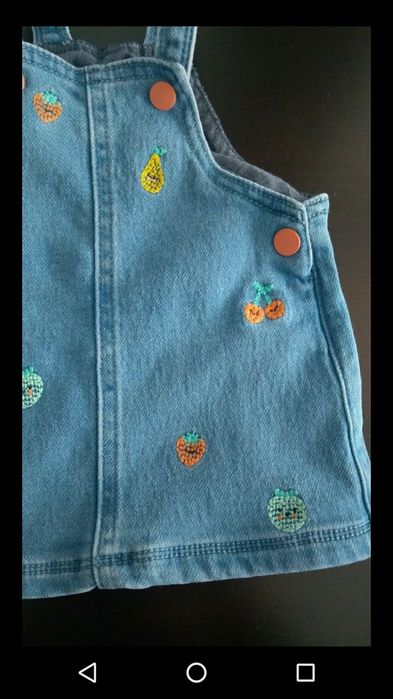 Sukienka ogrodniczka dla dziewczynki 5 10 15