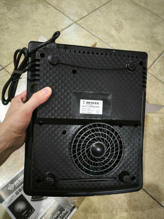 Плита переносна однокомфорочна індукційна Besser 2000W Нова