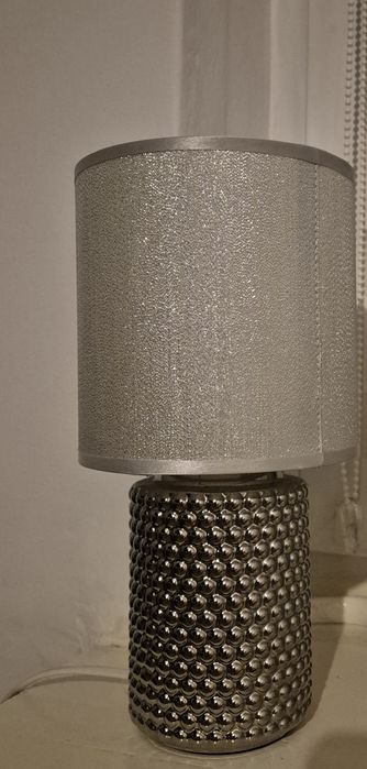 Lampka nocna srebrna