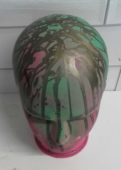 Busto feminino pop art. Colectores.