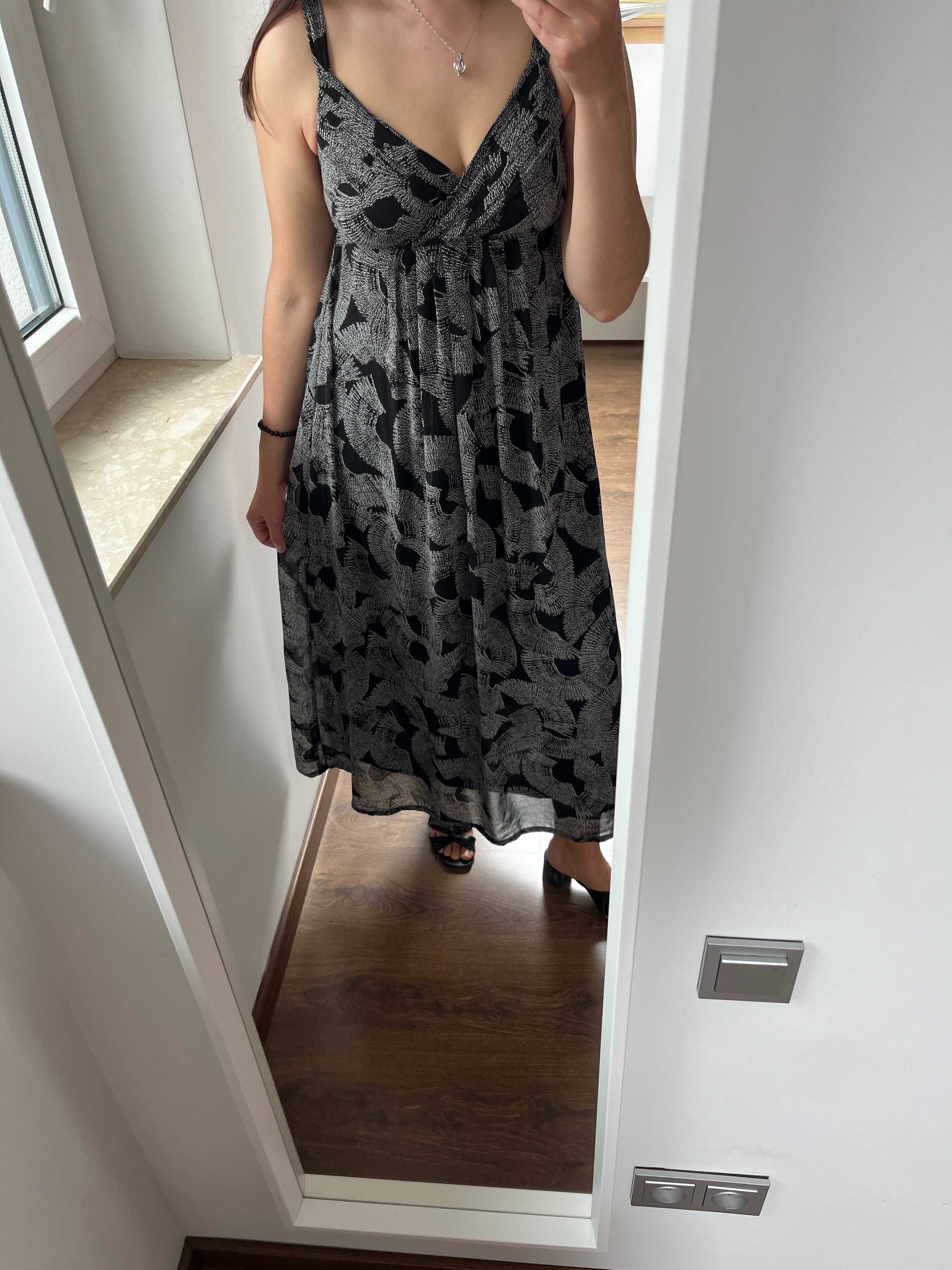 Letnia sukienka maxi na ramiączkach Lindex rozmiar M boho smart casual
