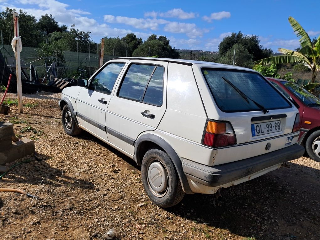Golf II, gasolina e gas