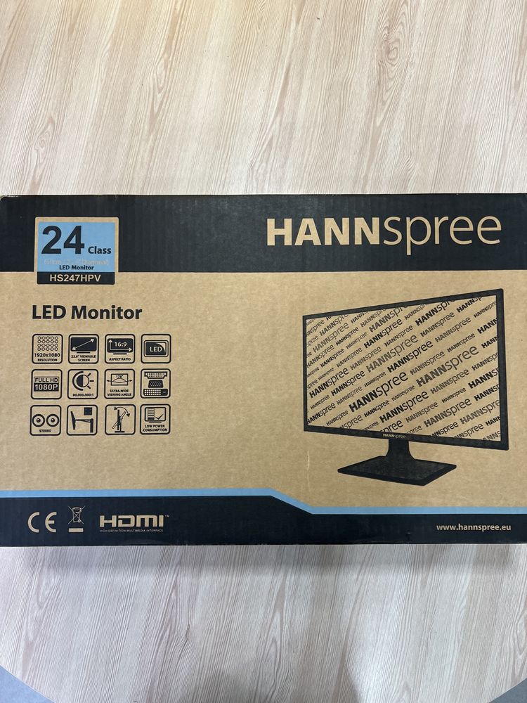 Новий Монітор 23.6 HANNspree HS247HPV