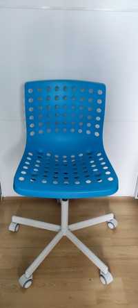 Krzesło obrotowe niebieskie Ikea SPORREN